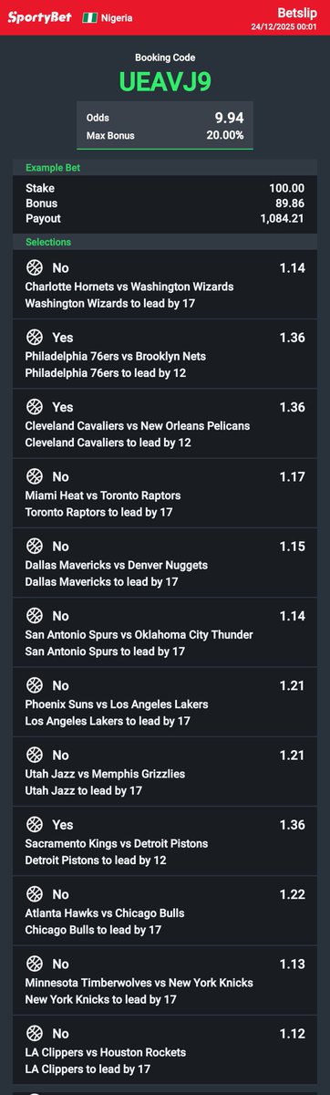 JMDZT7, 20 odds 
UEAVJ9, 10 odds 
🔞💙
