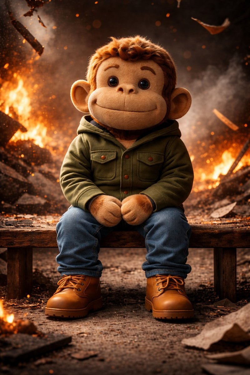 $OLIVER remains composed despite the market’s challenges. His resilience is evident as he smiles through adversity, having already endured significant hardships. NOTHING CAN STOP THIS MONKEY 😎. NOTHING! #OLIVER