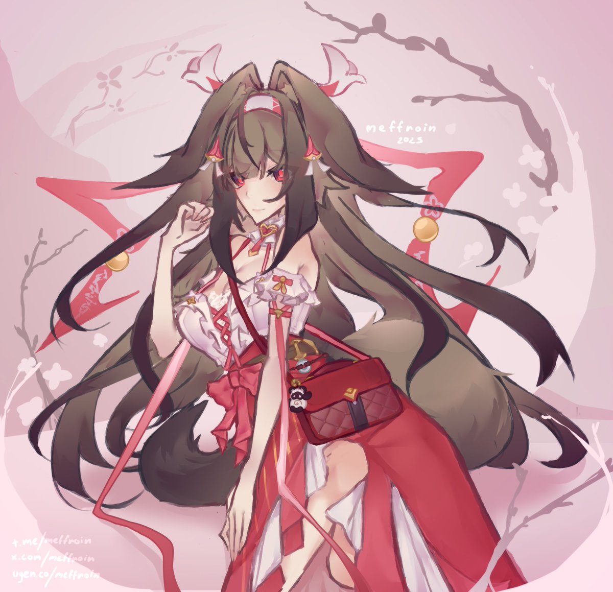 meffroin's tweet photo. — If I close my eyes, I can avoid the parts I don't want to see. But by listening, I can still follow along, so I don't miss anything. 🪷

#YeShunguang #ZenlessZoneZero #zzzero https://t.co/Zm55asqKwc