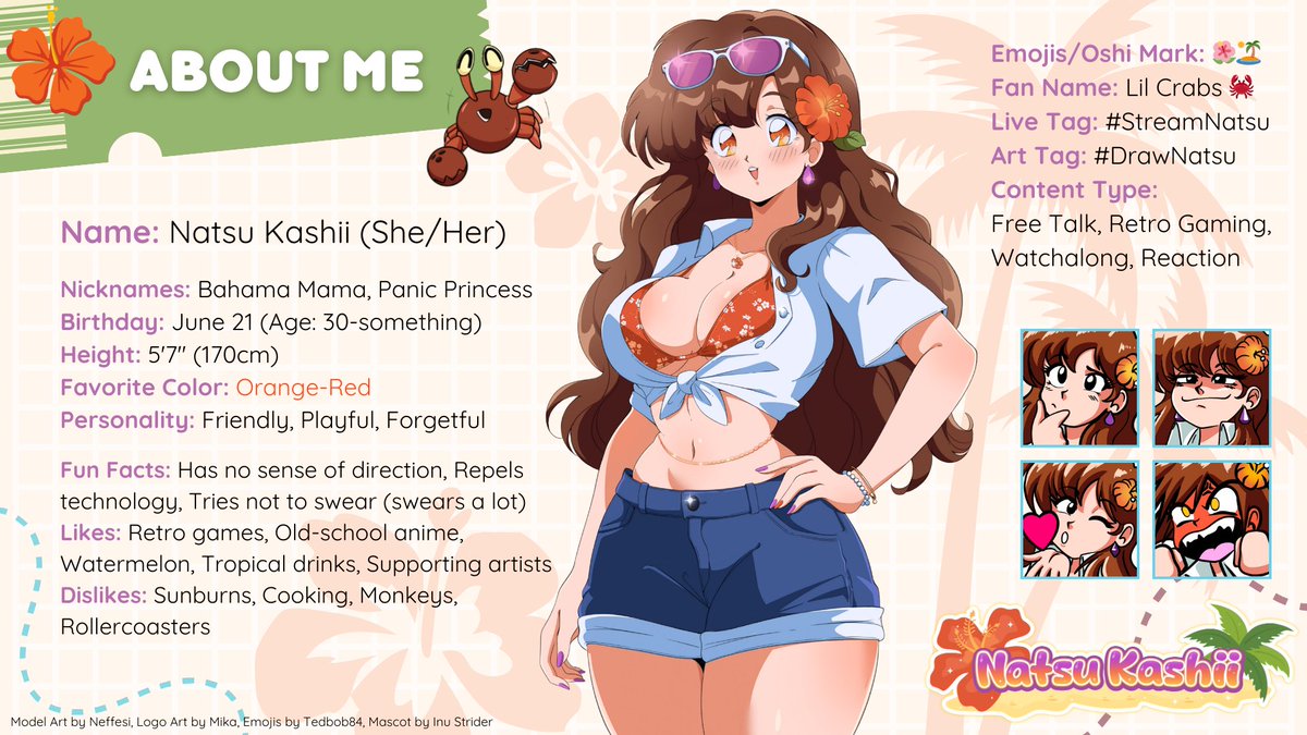 Natsu Kashii 🌺🏝️ Retro VTuber tweet media