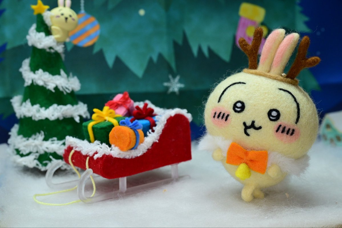 わー！！小物まですごい🎅🎄✨ トナカイうさぎ可愛い😍 Merry Xmas