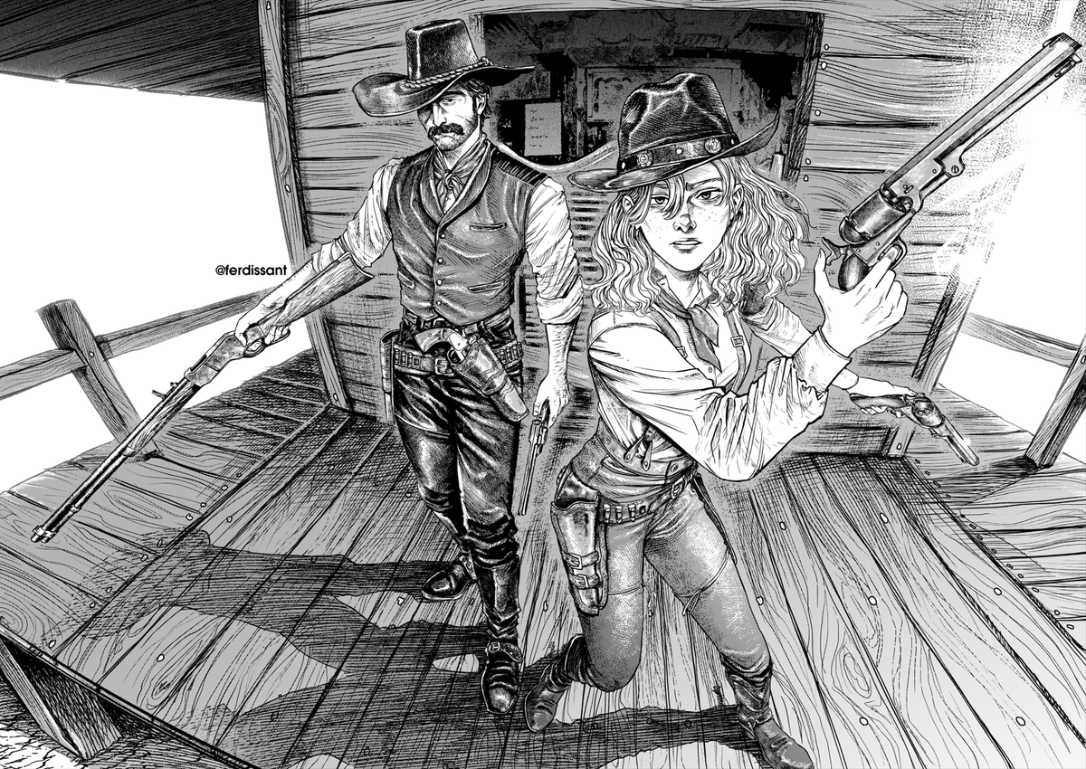 ferdissant's tweet image. art not made with AI