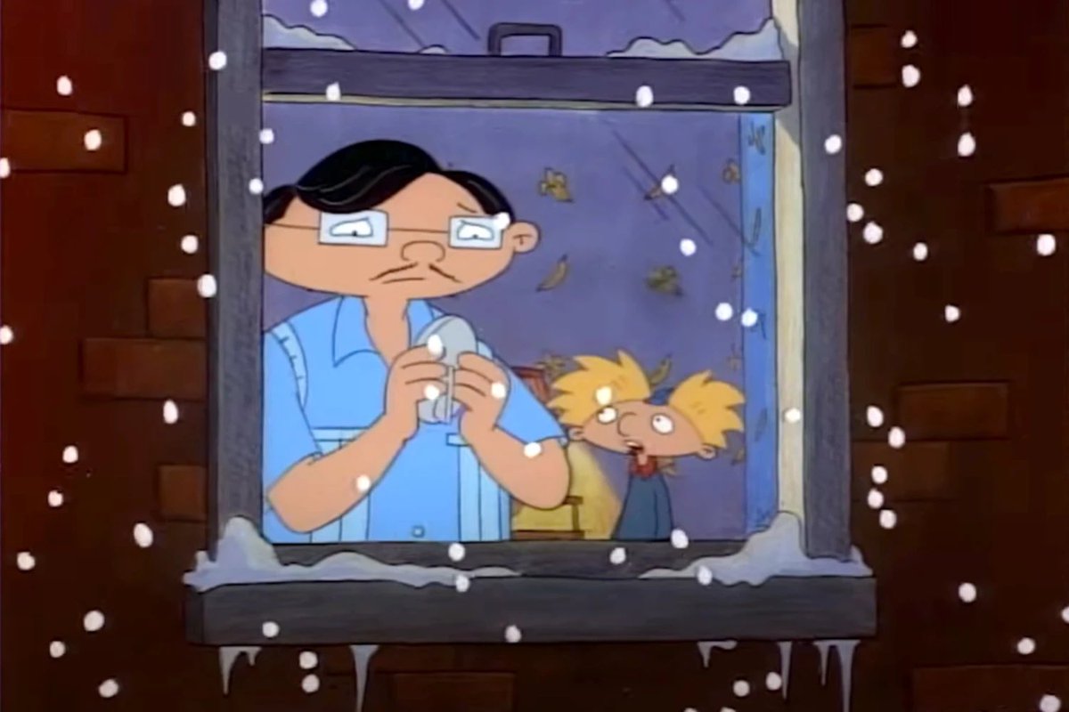 OliverJia1014's tweet image. The Hey Arnold Christmas episode is an absolute tearjerker.

Seeing Mr. Hyunh reunited with his daughter after being separated during the Vietnam War is so powerful.

Voice actor Baoan Coleman, who was present for the fall of Saigon, sadly passed away earlier this year at age 85.