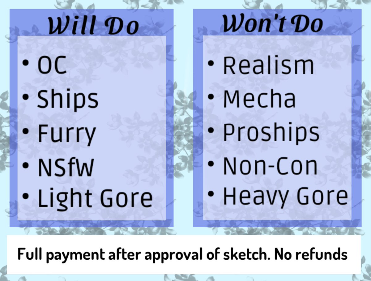 Saddie_Art's tweet image. ✨️ Commissions Open ✨️

Please, check the thread to take a look at more examples of sketches, flat colores and full rendered pieces. 
$ = USD.

DM's are open for any questions.

❤️Like and 🔁Retweet are appreciated ♡

#commissions #art