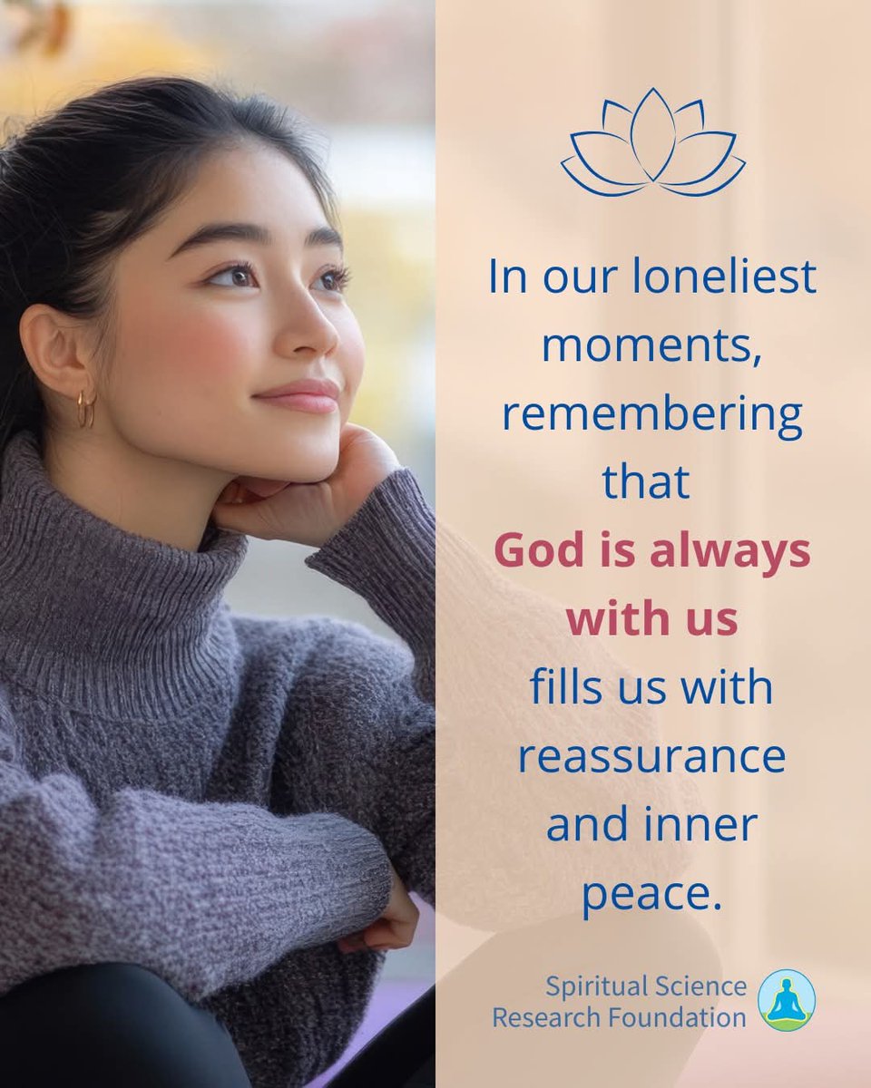 Poojapatel97057's tweet image. When feelings of loneliness come over us, we can remember that we are never truly alone.

Closing our eyes,offering a heartfelt prayer,and connecting with the Divine even for a few moments, can bring comfort, reassurance and inner peace.

#innerpeace #divineconnection #loneliness