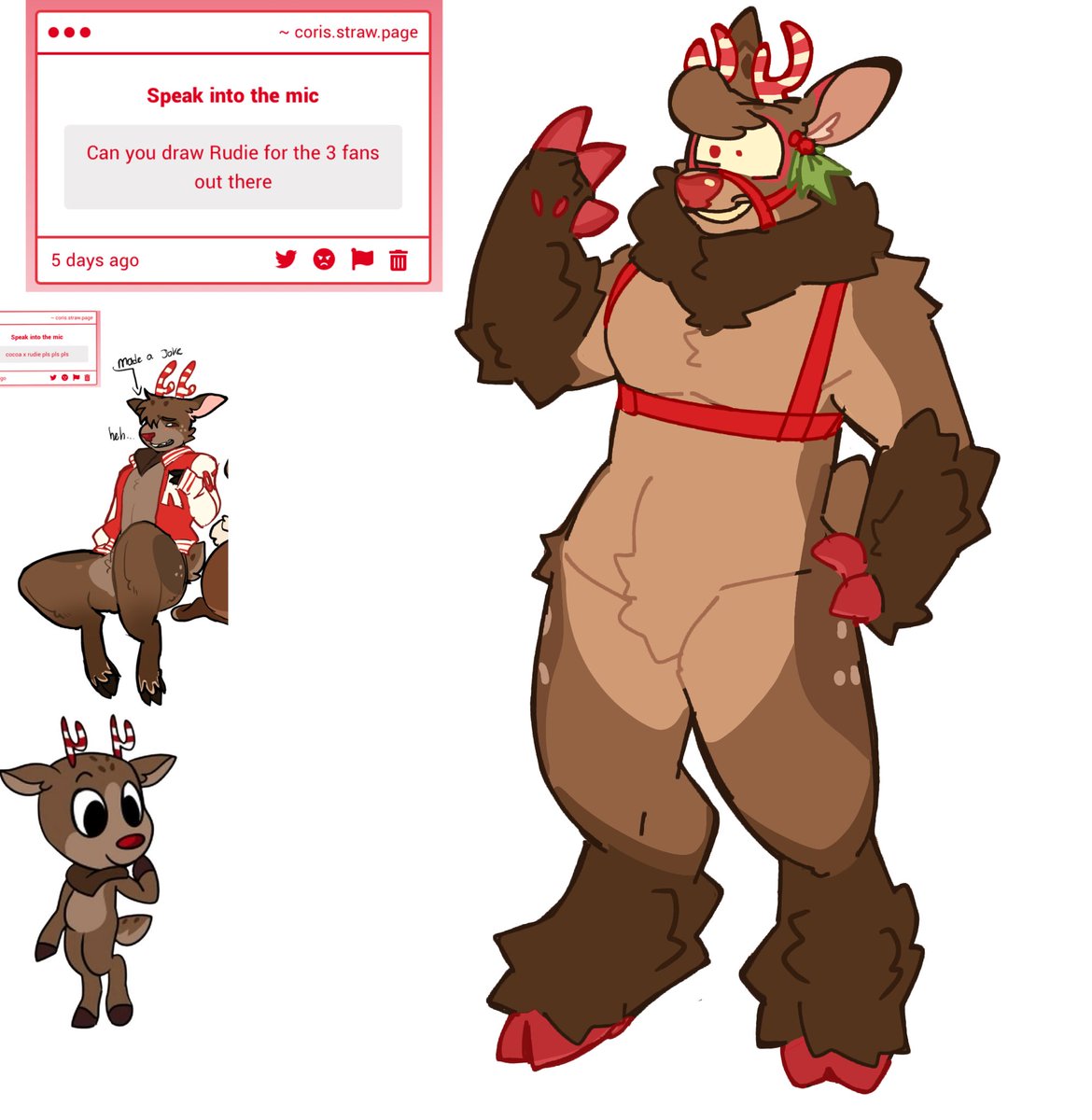 Comicallycharm's tweet image. I redid my design