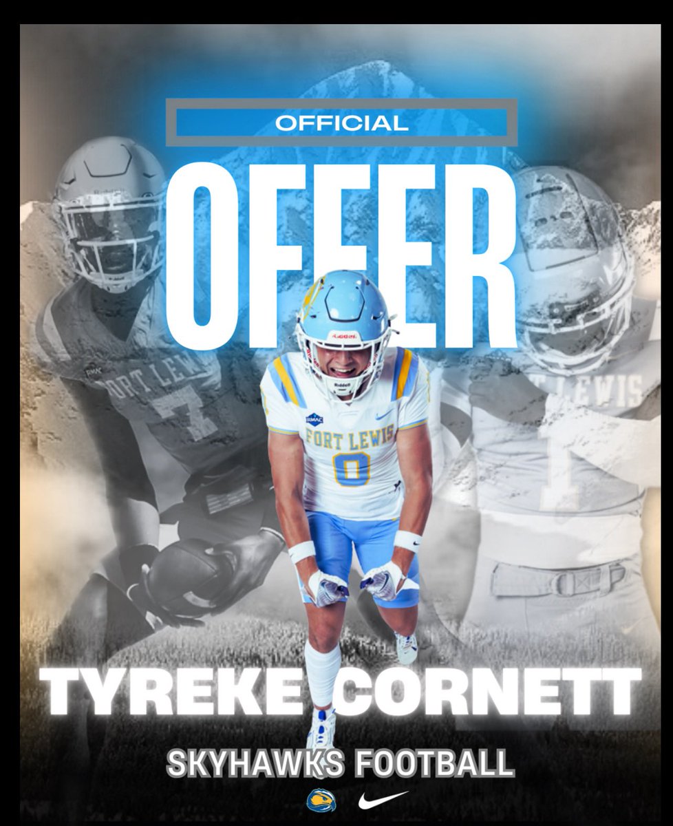 tyreke_cornett0's tweet photo. After a great conversation with @TheCoach7Bible I am blessed to receive an offer from Fort lewis college @FLCSkyhawks  🙏 

@CoachEndersRMHS @BMcdaniel28 @D_Hernandez40 @CoachThomasRM @Sreedy78 @itsCoachMatty https://t.co/joYwlZFa9f