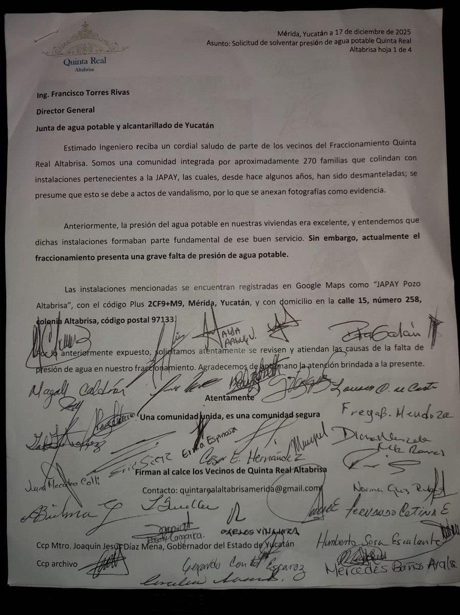 Joshua_Abrego's tweet photo. Buena tarde @JAPAYOficial el 17 de diciembre se hizo la petición (pero el problema está desde el 13 de este mes) para que pudieran darle solución al tema de la falta de agua durante el día y poca presión en la noche. 
Esto estamos sufriendo 270 familias. Seguimos sin solución! https://t.co/ksmf1gK0xq
