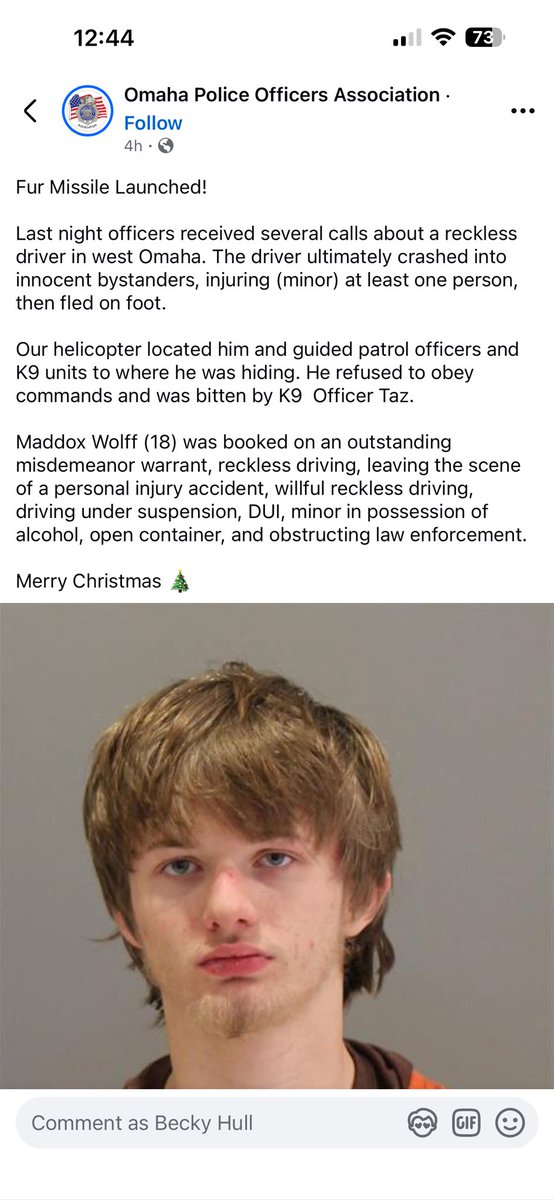 Okay <a href="/omahaPOA/">Omaha Police Officers Association</a>  posted this yesterday they need to drug test his whole family! This kid has had a shitty life and parents need to be held accountable kids don’t turn out like this!