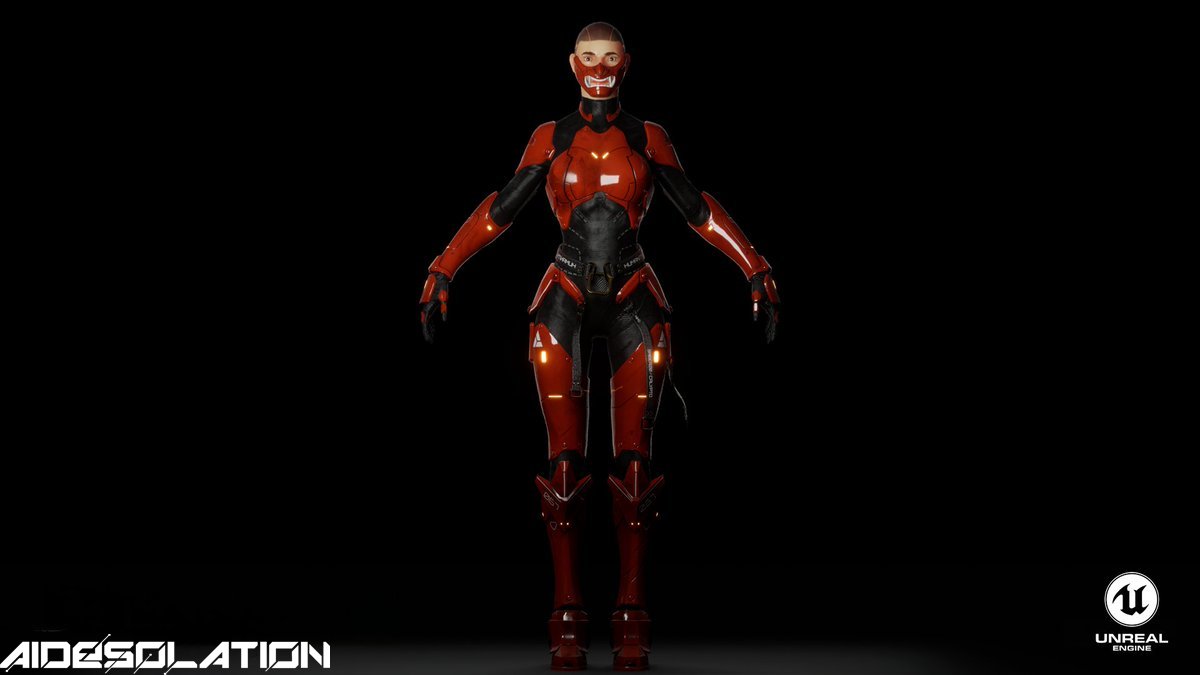 DesolationPlay's tweet image. We started with the 𝗳𝗮𝗰𝗶𝗮𝗹 𝗱𝗲𝘁𝗮𝗶𝗹𝘀 and now present the character’s complete look. Every detail is a visual representation of the character’s inner world, 𝗰𝗼𝗺𝗽𝗹𝗲𝘁𝗶𝗻𝗴 𝘁𝗵𝗲 𝘂𝗻𝗶𝗾𝘂𝗲 𝗮𝘁𝗺𝗼𝘀𝗽𝗵𝗲𝗿𝗲 𝗼𝗳 𝗼𝘂𝗿 𝗴𝗮𝗺𝗲!🎮