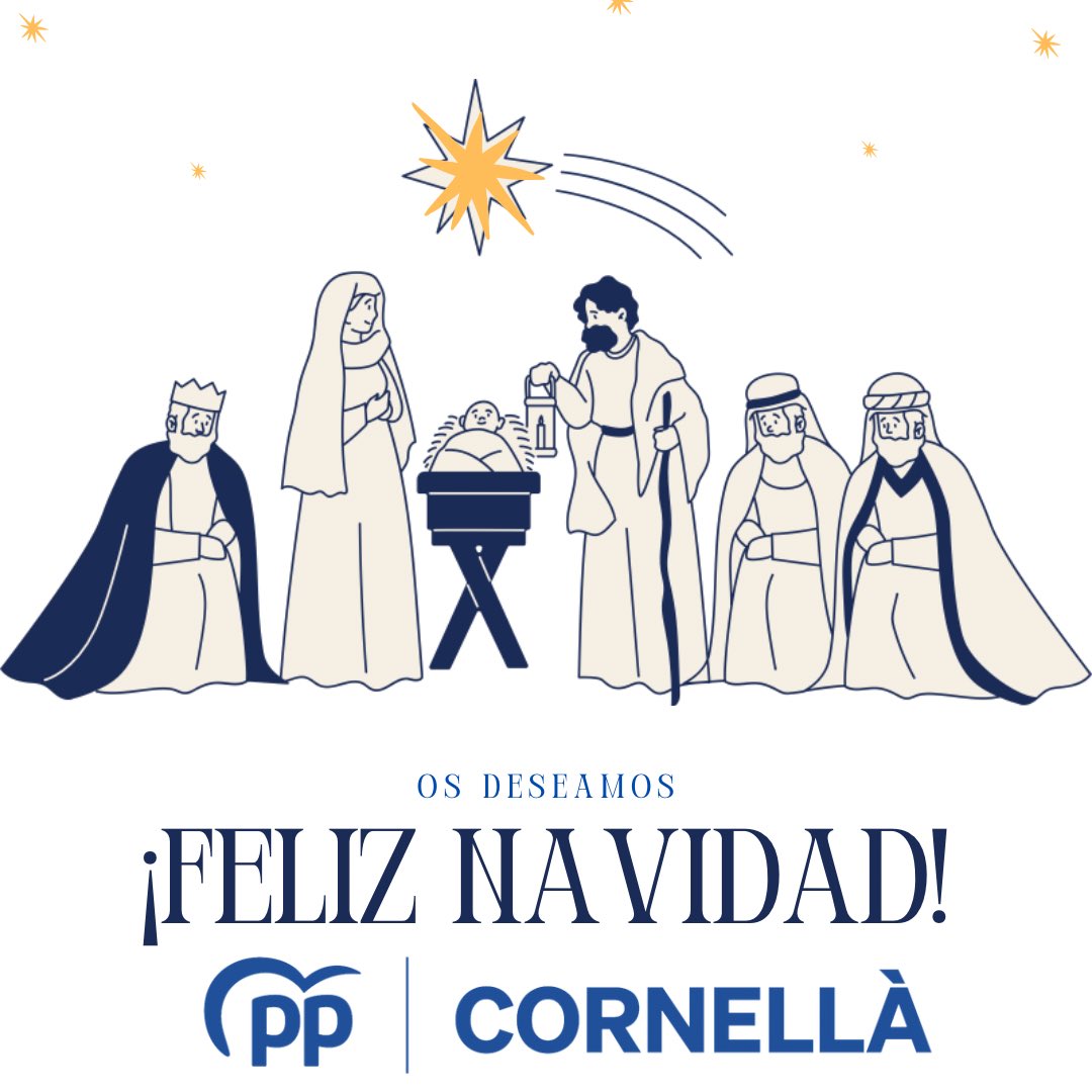 PP_Cornella's tweet image. 🎄💫Desde el Partido Popular de #Cornellá, queremos desearos ¡Feliz Navidad!
Que estas fiestas estén llenas de salud, unión y buenos momentos compartidos.

#somoslosdelpp #somoslosdecornellá #FelizNavidad
