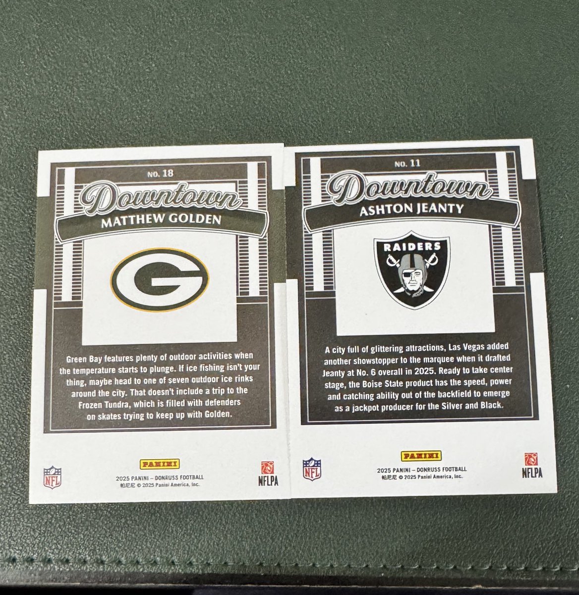 sebasarmstong's tweet photo. @CardPurchaser I just opened a Donruss mega box and got an Ashton jeanty downtown. Only problem is card is cut smaller. Should I send it back to panini?. Does it affect the value?. Not sure what to do. https://t.co/7WLiuSy8gd