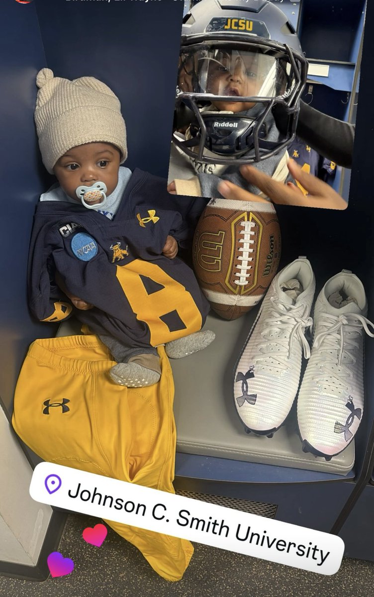 Me and Jr had a good visit at Johnson C. Smith University #AGTG