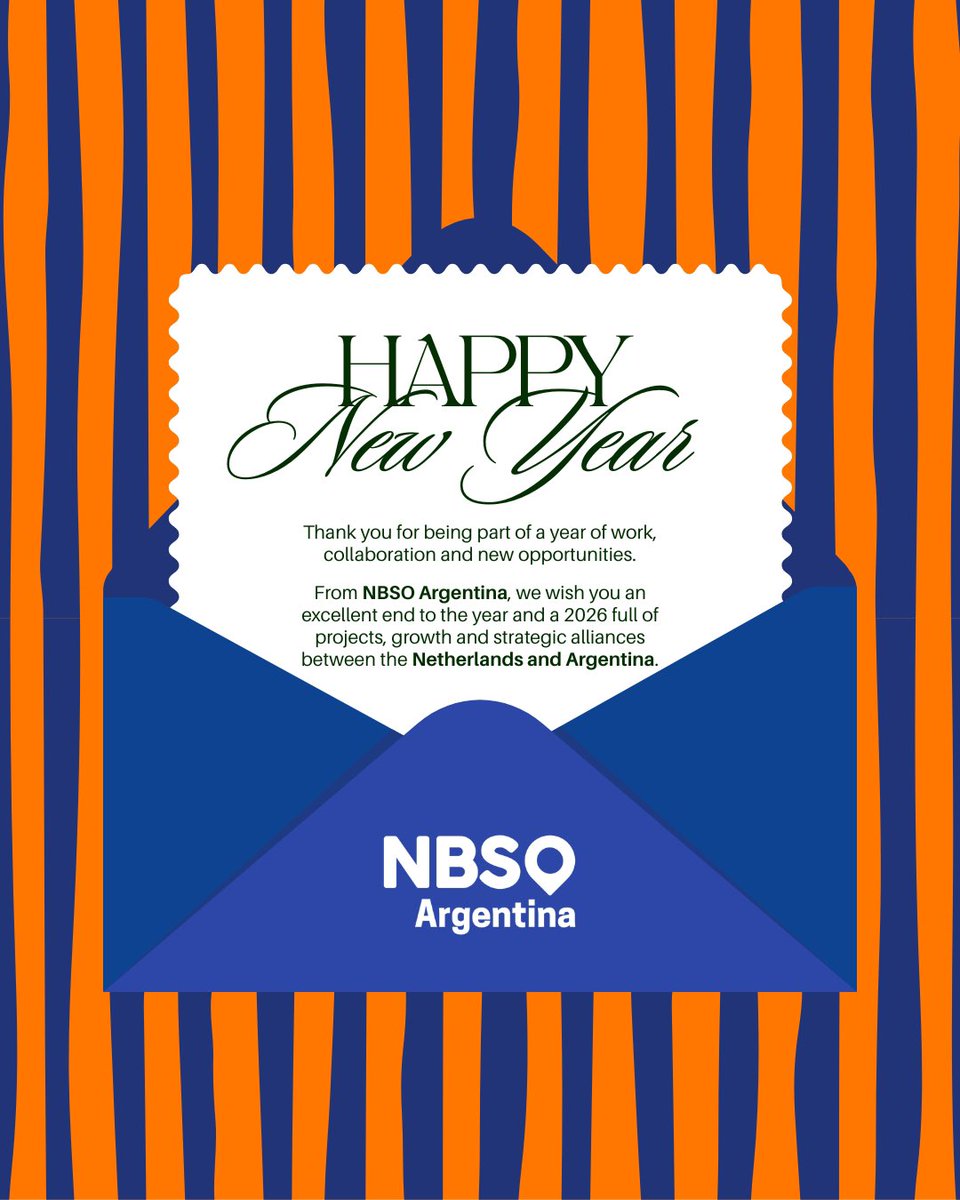 We close the year by expressing our gratitude for every exchange, project, and partnership built over these months. ✨

We wish you a wonderful end to the year and a 2026 full of new challenges and shared growth. 🎇  Happy Holidays! 

#NBSOArgentina <a href="/NBSOnetwerk/">NBSO netwerk</a> <a href="/NLinArgentina/">Embajada Países Bajos en Argentina</a>