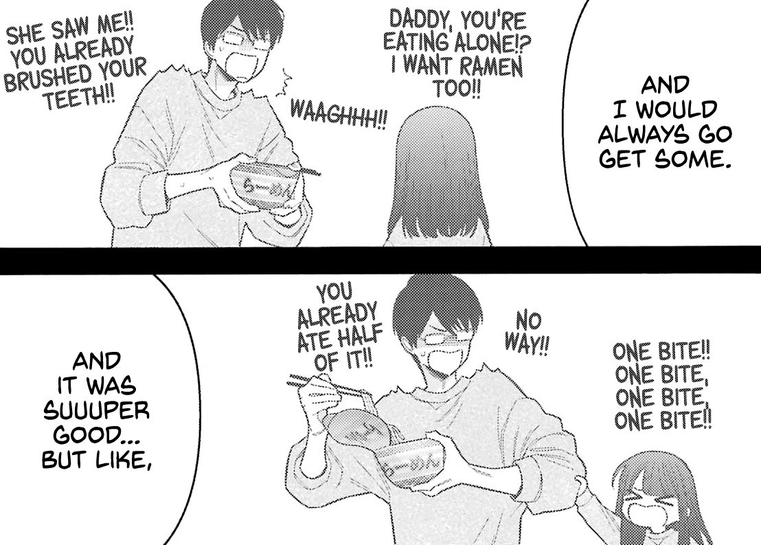 Manim_Asg's tweet image. Child Marin and her father 💕