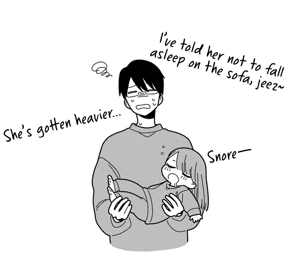 Manim_Asg's tweet image. Child Marin and her father 💕