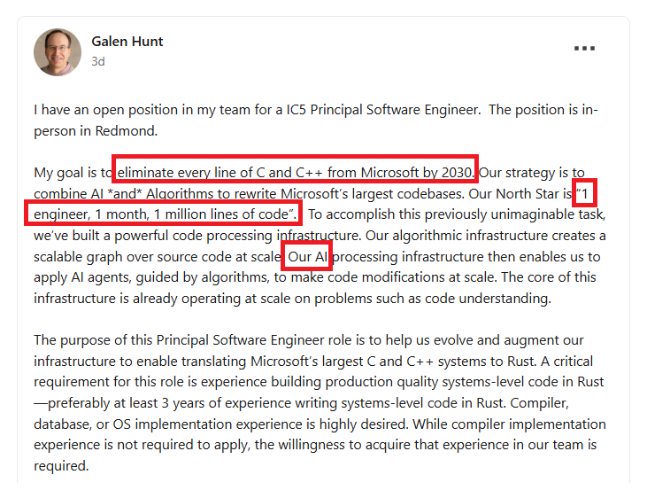 Loggercito's tweet image. 🔥 Microsoft has always been the most greedy with the worst operating system in human history...

🚨 Right now, I have more bad news for you

💀 You'll not only have spyware, you'll have AI software slop

🪽  Linux is no longer optional

 #Linux #OpenSource #FuckAI