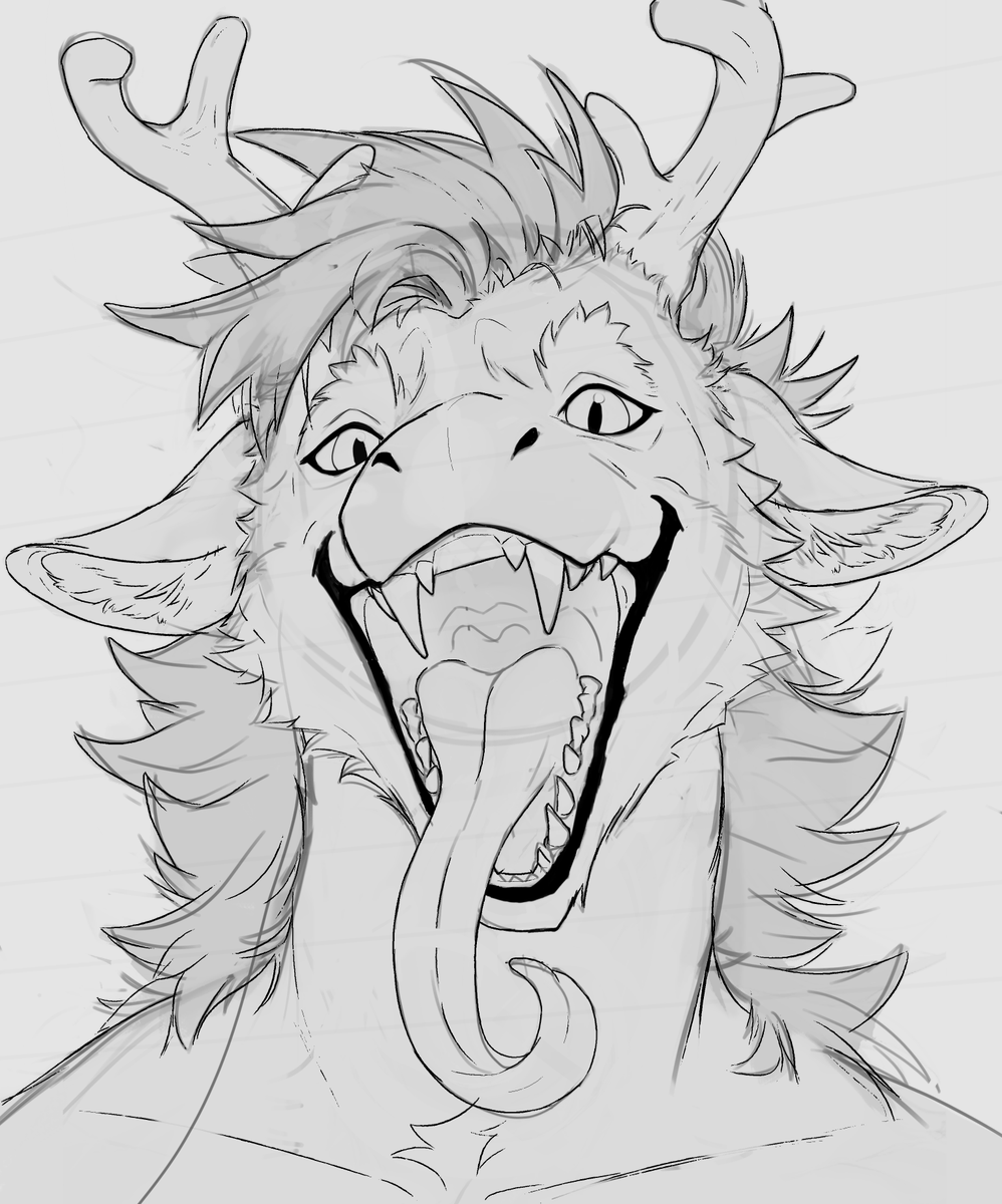 KalfyART's tweet image. last sketch of dust before i turn him into a girl✨✨