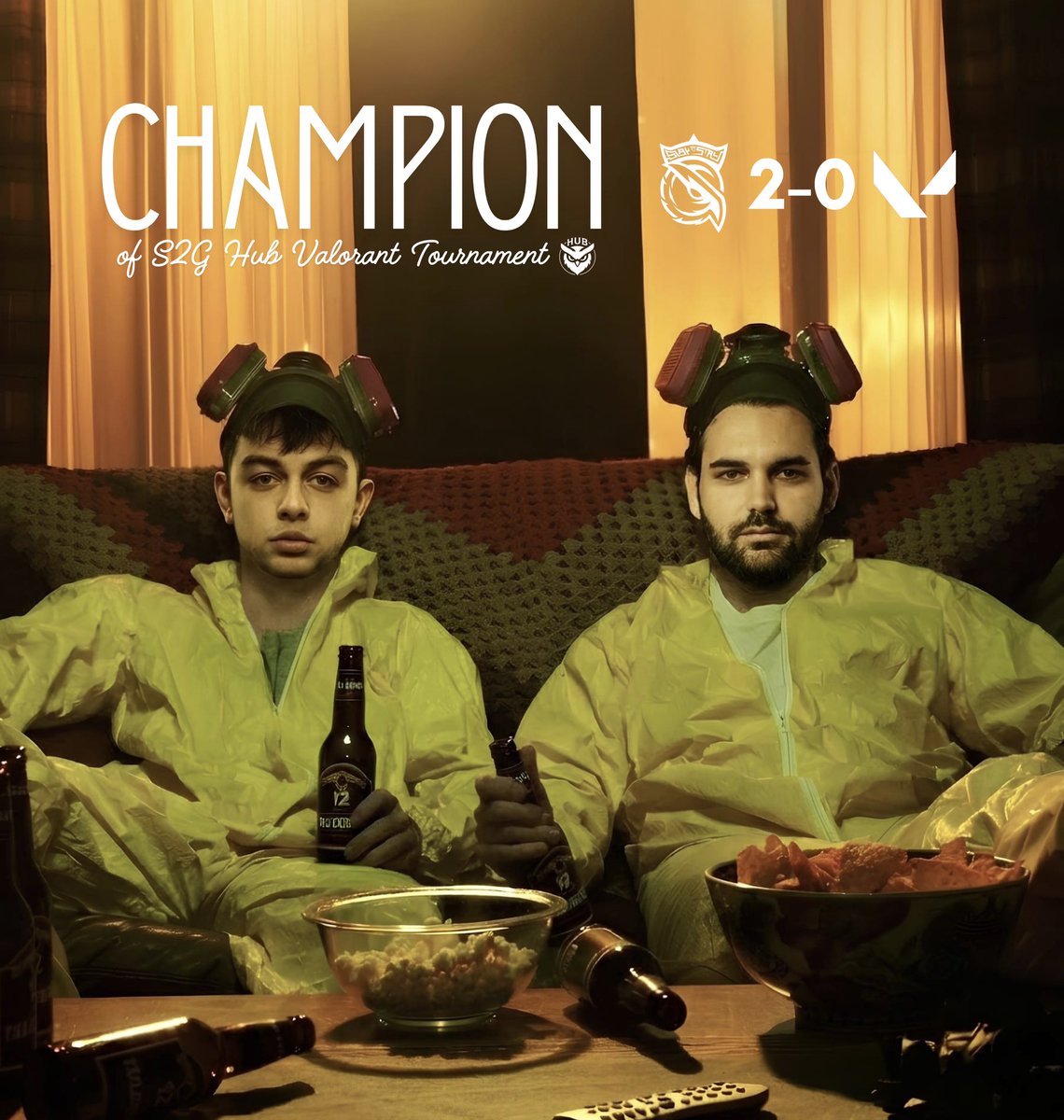 ŞAMPİYONNN S2G🥳

Takımımız S2G HUB VALORANT Turnuvası #2’nin finalinde TEAM SCARS ekibini 2-0 mağlup ederek şampiyonluğa ulaşıyor🫡

Elinize sağlık takım💜