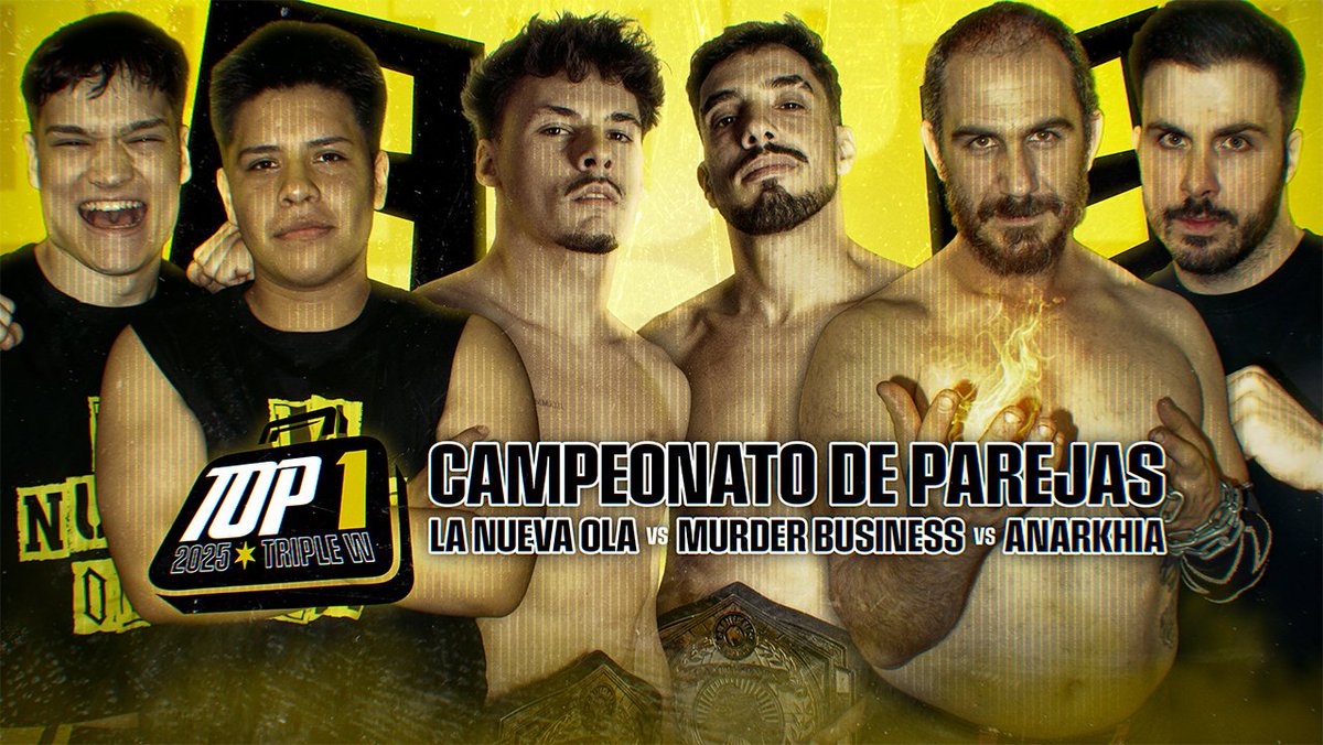 🚨 ¡𝗙𝗨𝗟𝗟 𝗠𝗔𝗧𝗖𝗛! 🚨

Tras meses de disputas entre las tres parejas, ¡por fin colisionaron con los Campeonatos de Parejas de La Triple W en juego! 💫

¡COMBATE DISPONIBLE EN NUESTRO CANAL DE YOUTUBE! 📺

youtu.be/Q9dH8upjPho?si…