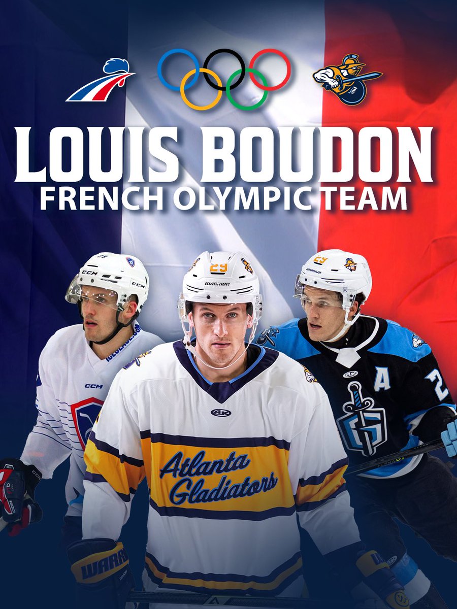 INTERNATIONAL CALL UP FOR LOUIS BOUDON⚔️🇫🇷

Read More🗞️ atlantagladiators.com/news/2025/12/l…

<a href="/Olympics/">The Olympic Games</a> <a href="/ECHL/">ECHL</a>