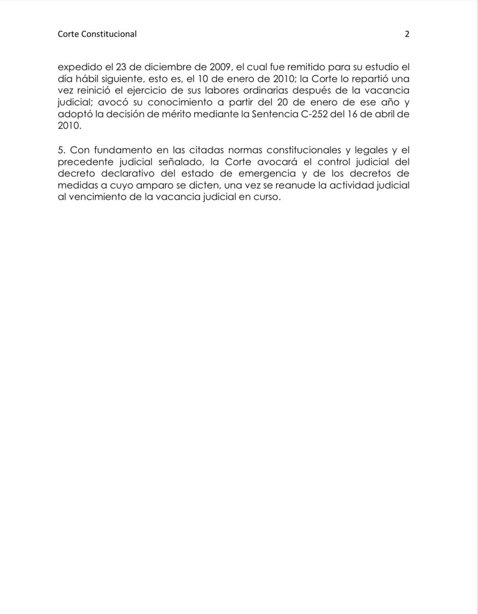 CConstitucional's tweet image. COMUNICADO A LA OPINIÓN PÚBLICA
Bogotá D.C., 23 de diciembre de 2025