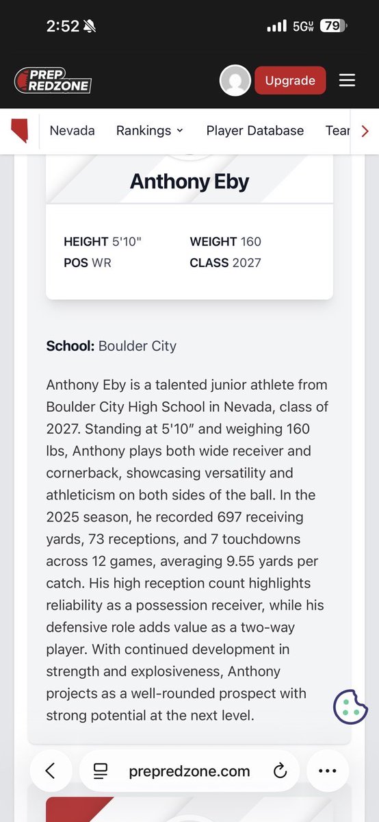 Thank you <a href="/PrepRedzoneNV/">Prep Redzone Nevada</a> for writing this article on me!  
<a href="/CoachReicoB/">Reico Brown</a> <a href="/coachJDGRANT/">Johnny grant</a> <a href="/CoachJournell/">Tom Journell</a> <a href="/CoachRuggles/">Coach Ruggles</a> <a href="/coachhaynes711/">Coach LeVon Haynes</a> <a href="/Coach_Perry1/">Kyle Perry</a> <a href="/CoachRoddyMU/">Aiden Roddy</a>