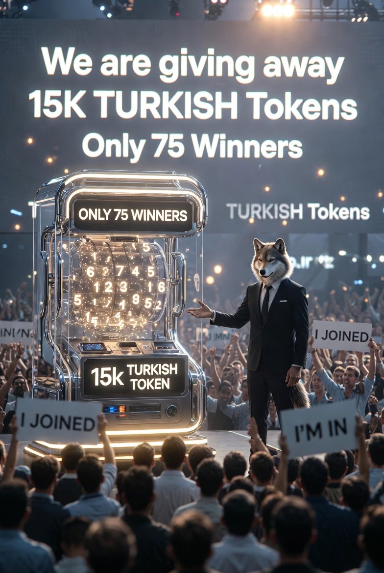 🎁We are giving away 15K TURKISH Tokens🎁

🏆Only 75 Winners🏆

🔹Conditions:👇

💫Follow our account.

💫Like, comment, and repost this post.

💫Tag your SOL address and 3 friends in the comments.

💫Join our Telegram channel (not mandatory, but you will be given priority).