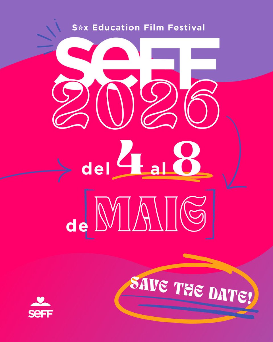 👉🏻 SAVE THE DATE: del 4 al 8 de maig ‼️

👉🏻 SAVE THE DATE: del 4 al 8 de mayo ‼️

👉🏻 SAVE THE DATE: from May 4th to May 8th ‼️

#seff26 #festival #cinema #educacion #educacio