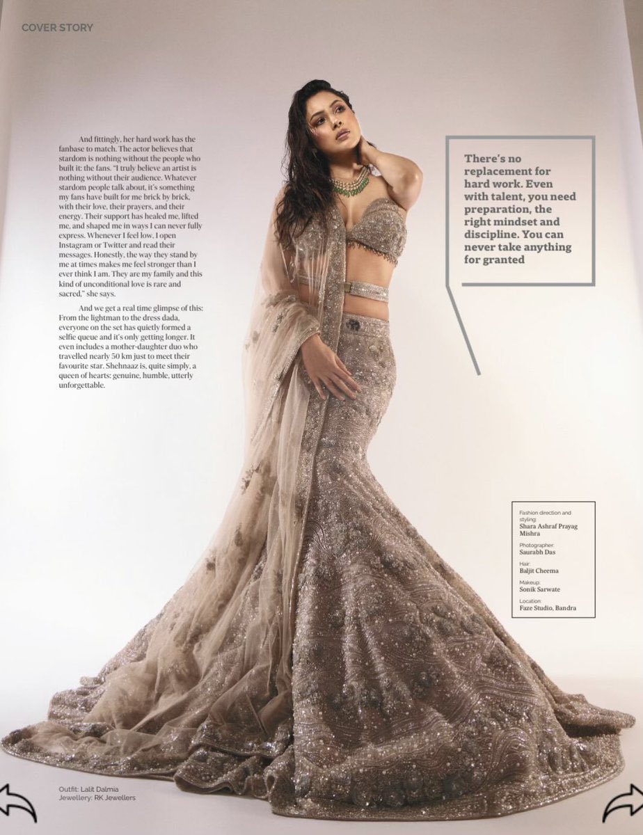 TheHottestDevil's tweet photo. These pictures are so powerful from HTC Magazine 🔥✨

Every word inked in those pages about her defines her journey and the love she gets from her QUEENDOM 

#ShehnaazGill𓃵 #ShehnaazGill https://t.co/5ZtNs1lX3Y