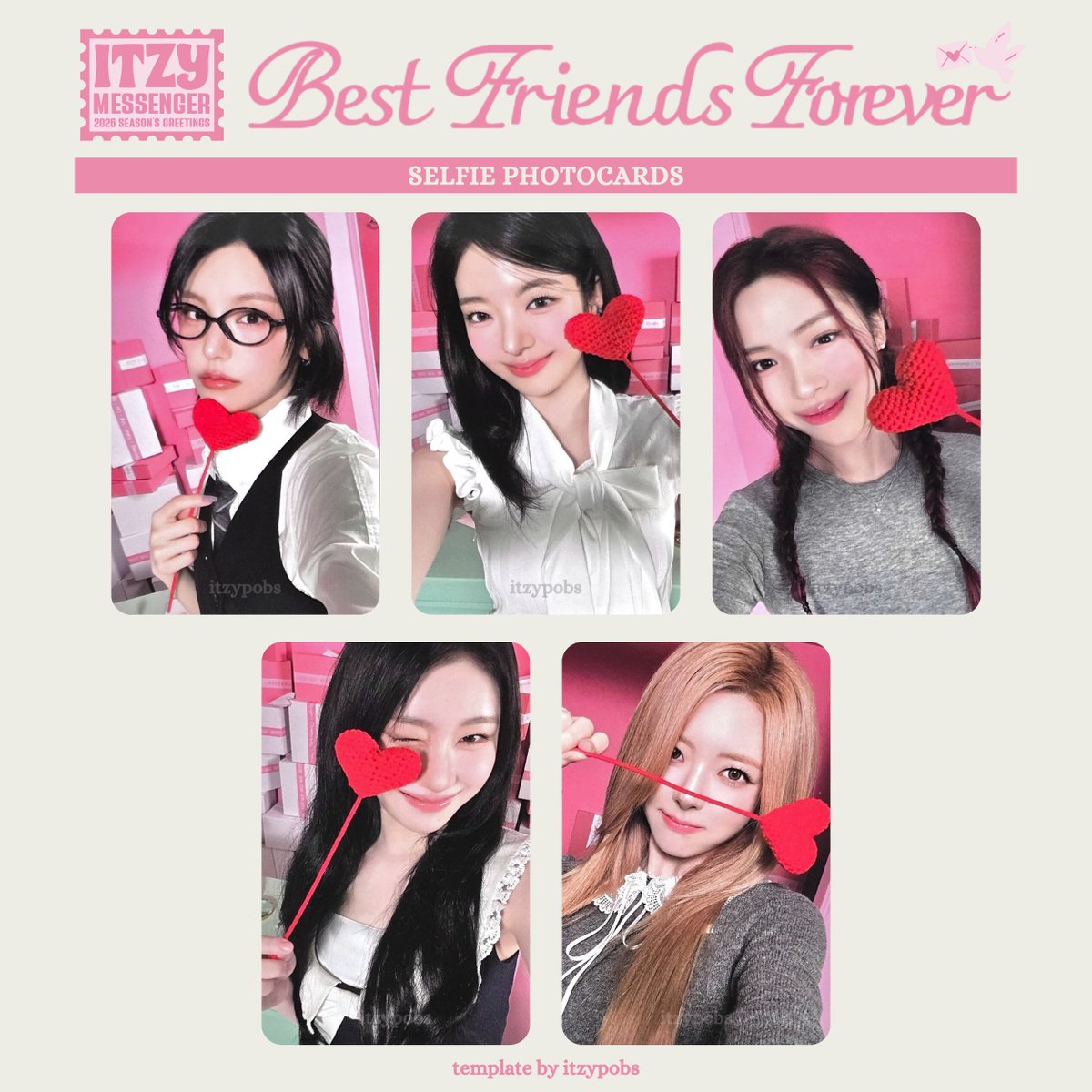 💌 ITZY 2026 SEASON'S GREETINGS BFF – ITZY MESSENGER templates