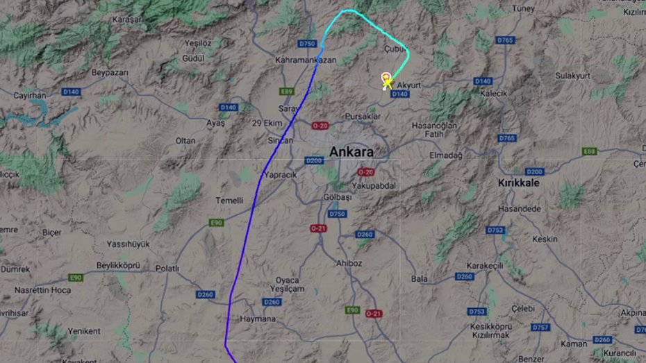 JUST IN - Turkish airspace closed after contact lost with jet carrying Libya's Chief of the General Staff — NTV