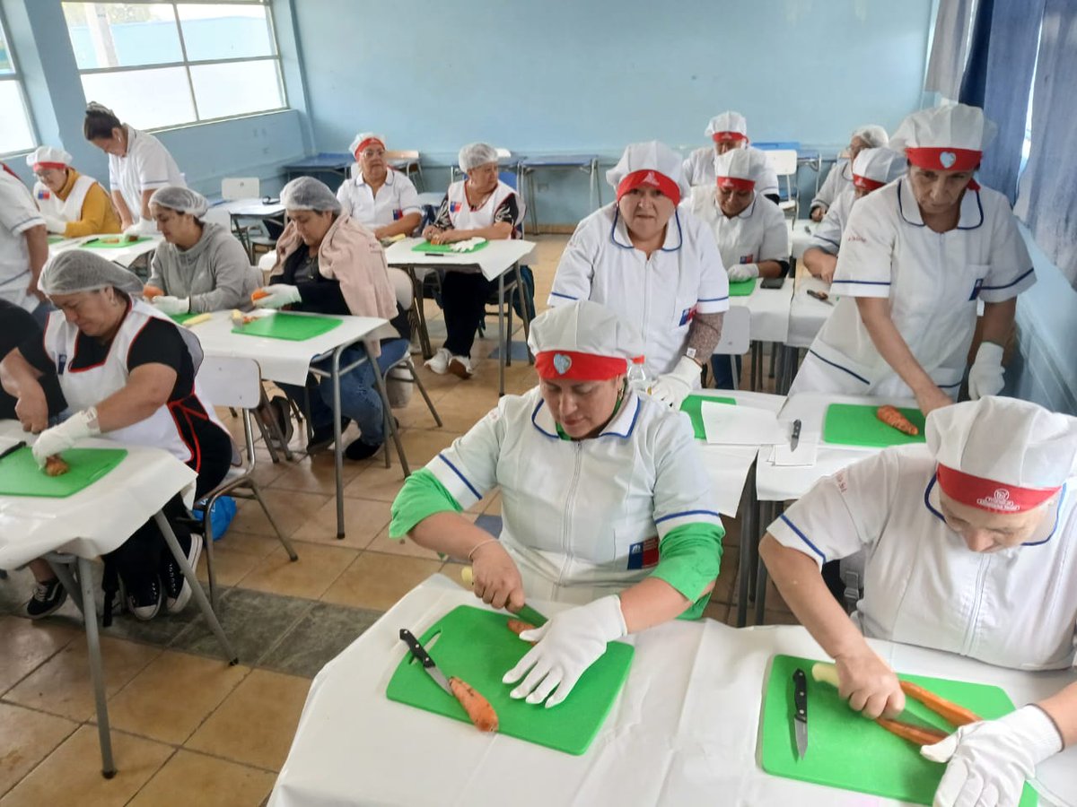 FedirChile's tweet photo. 📍 En la RM, 400 manipuladoras de alimentos participaron en jornadas de capacitación para fortalecer prácticas de higiene, inocuidad y seguridad.
Las sesiones refuerzan nuestro compromiso con un servicio escolar seguro y de calidad.

Más información en: https://t.co/tUnmce2FYU https://t.co/HBRdUlF8qM