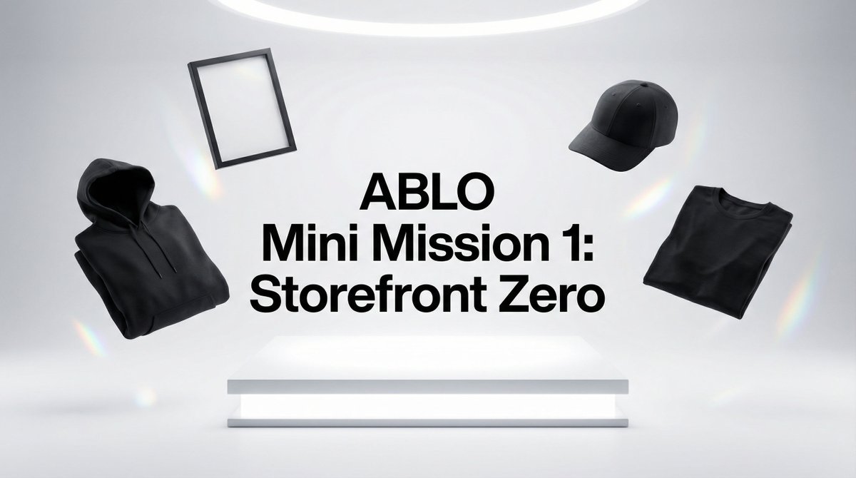1/ ABLO Mission 1: Storefront 0 🤍

We’ve officially filled the first 1,000 members in the ABLO Discord, forming the ABLOG Cohort!

Mission One is now open to everyone joining from this point forward. 🏆🧵