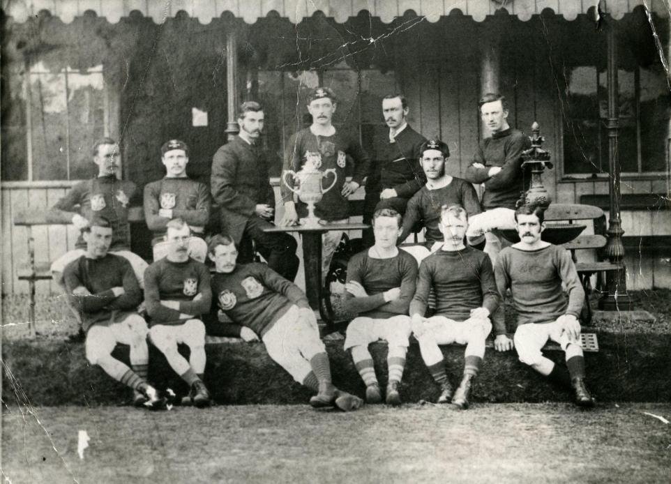 _footyheritage's tweet image. One this day 152 years ago, in 1872, a group of shinty players met in Levengrove Park.

There, they formed Dumbarton Football Club.

It's been a tough few years for the Sons, but still they remain one of Scotland's oldest football clubs and early success stories.

Pictured below…