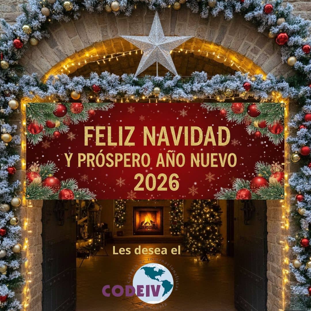CODEIV's tweet image. Que el espíritu de esta temporada nos inspire a seguir trabajando con compromiso y fe en un futuro mejor. Con la llegada del 2026, renovamos nuestra esperanza en que se produzca el cambio necesario para construir un país más justo, próspero y lleno de oportunidades para todos.