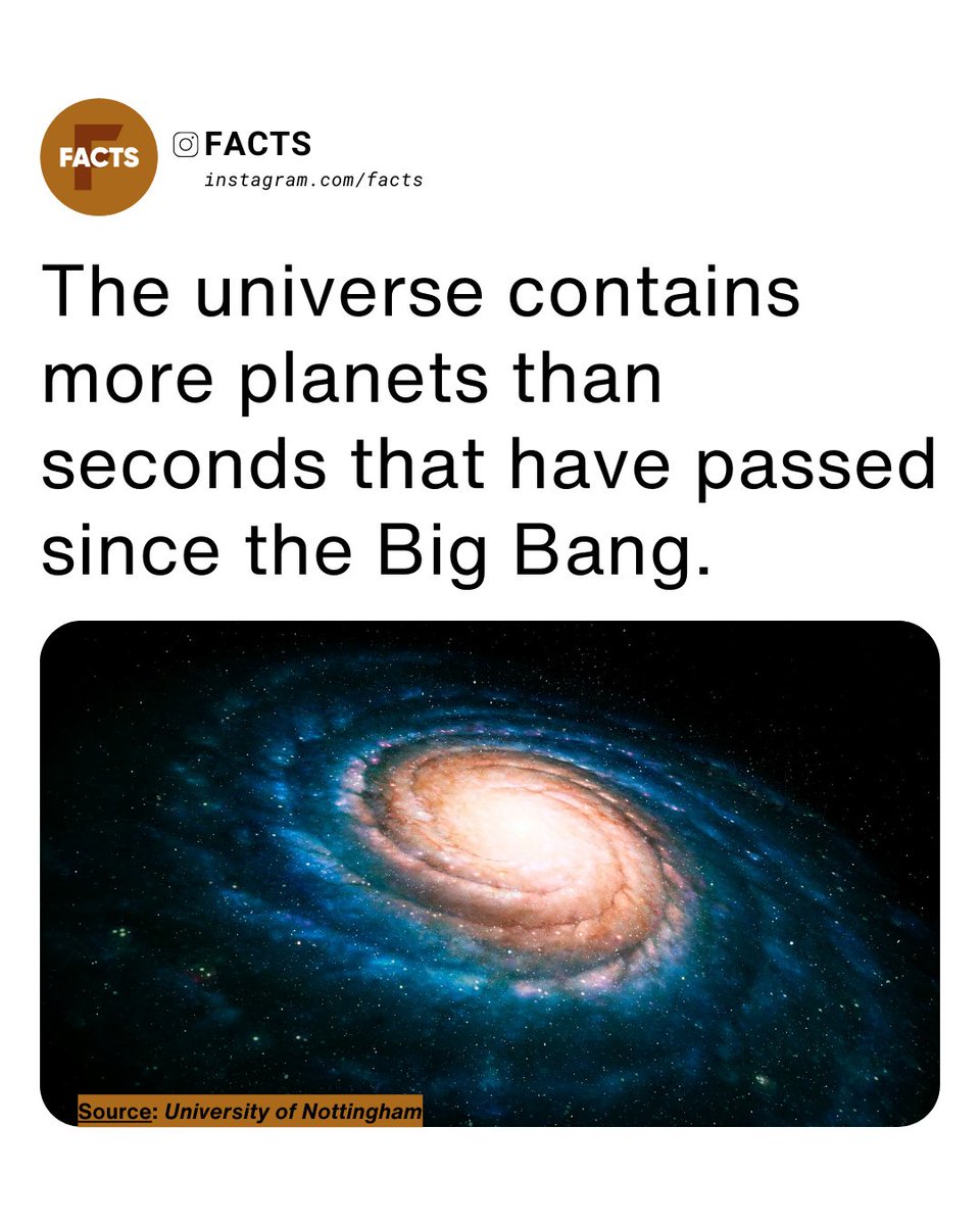 YooYStudio's tweet photo. 🌌 Studies have shown that there are at least 2 trillion galaxies in the observable universe. The number of stars in the Milky Way ranges from 100 to 400 billion. In a pessimistic scenario, one planet per star. Only 100 billion of stars per galaxy.
how many planets are there? https://t.co/gIJWKN7Ddp