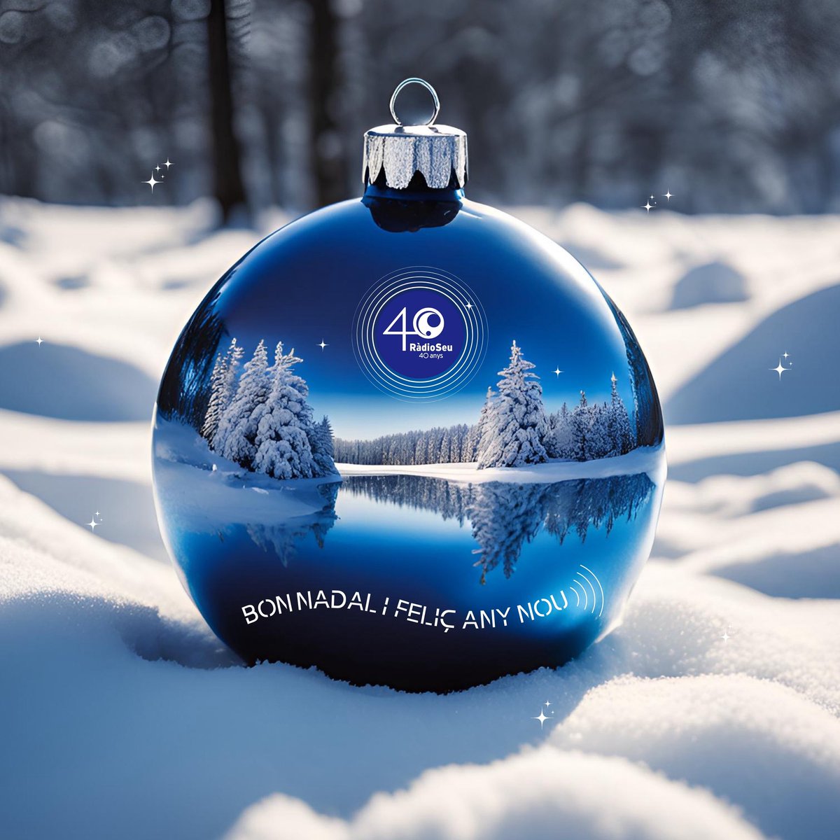 RadioSeu's tweet image. 🌟Ha estat un any inoblidable. Moltes gràcies per acompanyar-nos en el nostre 40è aniversari!🌟

✨Bon Nadal i Bon 2026!✨