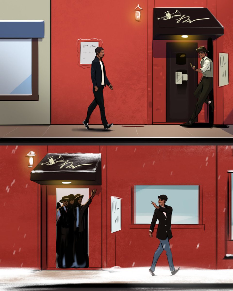 FamousFrames's tweet image. Famous Frames artist Lanny Markasky showcases the power of illustration in storytelling in these full-color boards for #Zillow, which follow a young musician as his career develops, leading him to find a place to finally call home.