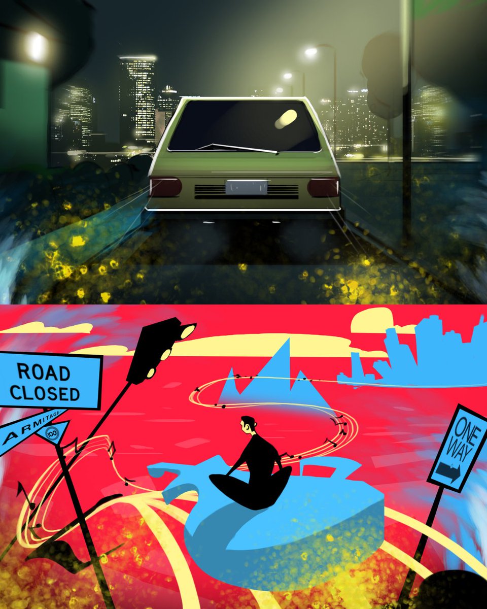 FamousFrames's tweet image. Famous Frames artist Lanny Markasky showcases the power of illustration in storytelling in these full-color boards for #Zillow, which follow a young musician as his career develops, leading him to find a place to finally call home.