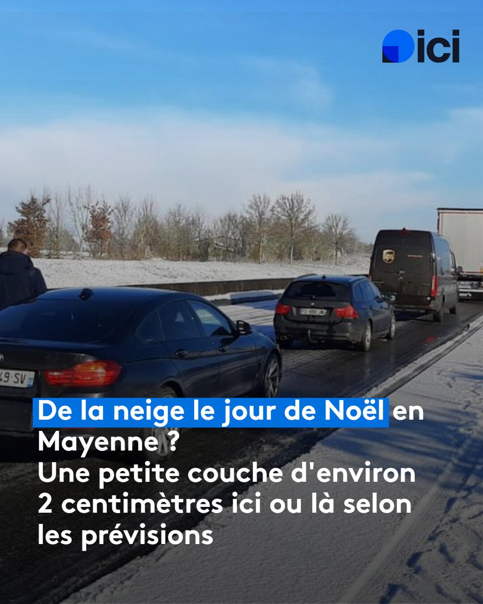 🥶🥶 Le froid s'installe, des températures en dessous des normales de saison et quelques flocons prévus dans la nuit de mercredi à jeudi 🎅🎅 #Mayenne 
l.ici.fr/Tpa