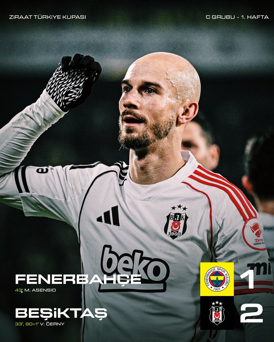 🆚 Václav Černý, Beşiktaş'ı derbide galibiyete taşıdı ✅