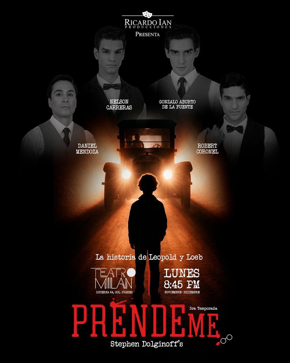 teatro_milan's tweet photo. ¡Última oportunidad de ver #Préndeme! 

📅 Lunes 8:45 p.m.
🎭 Teatro Milán
🎟️ Taquilla y https://t.co/I7LXTc8CEB https://t.co/x5BWda2zl3