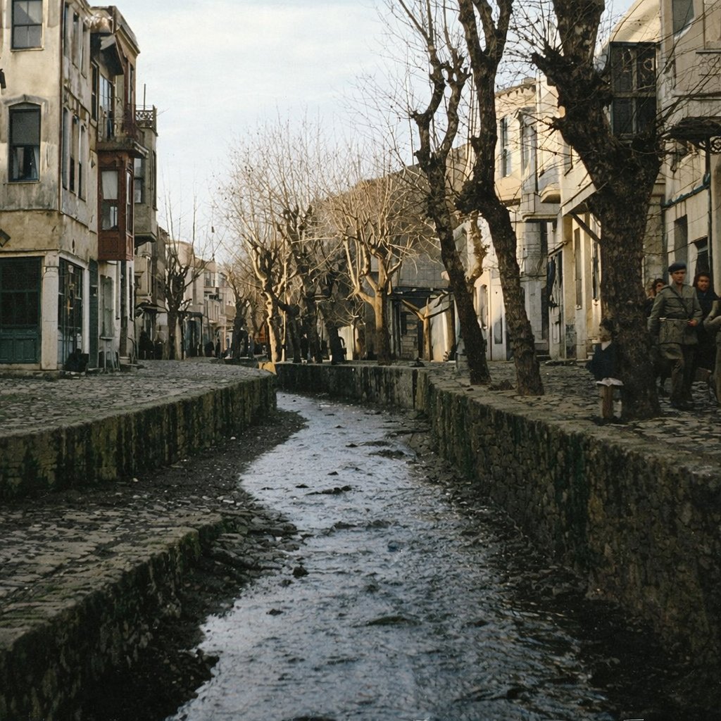 İstanbul/Ortaköy, Dereboyu Caddesi - 1944 🍃