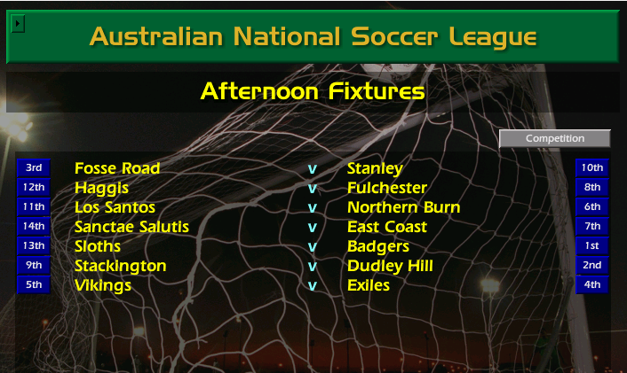 Cracking lineup of fixtures