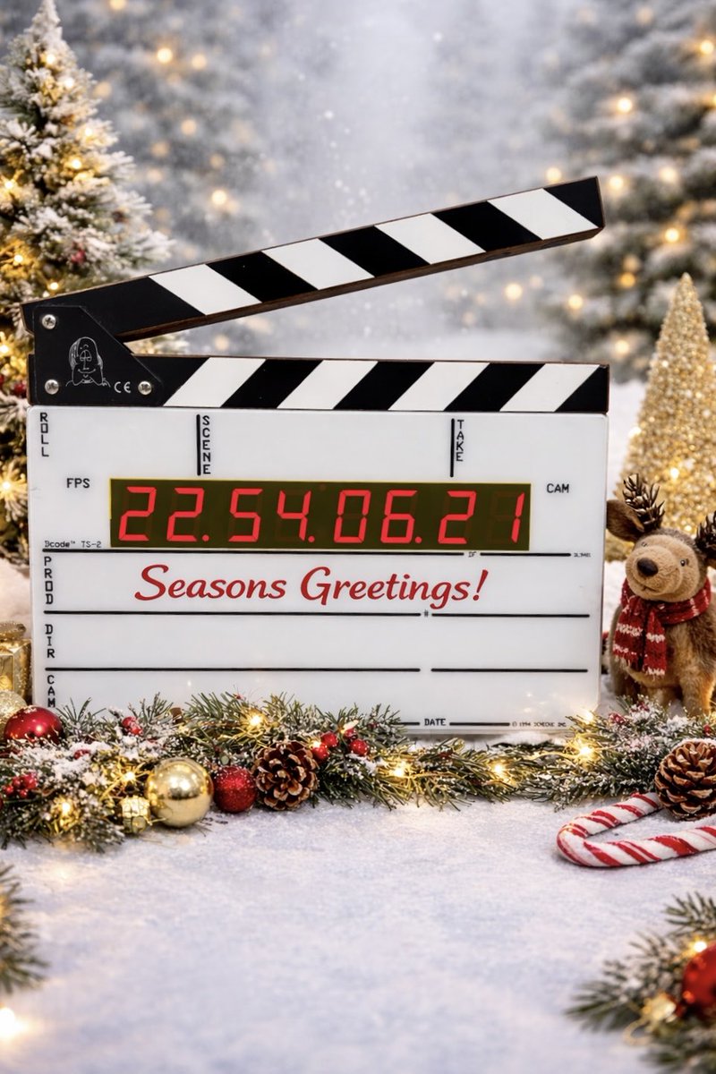 Please note that our office will be closing on Wednesday, December 24th and will reopen on Monday, January 5th.  We wish you a warm and safe holiday season, and we look forward to working with you in 2026! 🎄🎉 #deneckeinc #timecodeslate #deneckets2 #madeinusa  #happyholidays