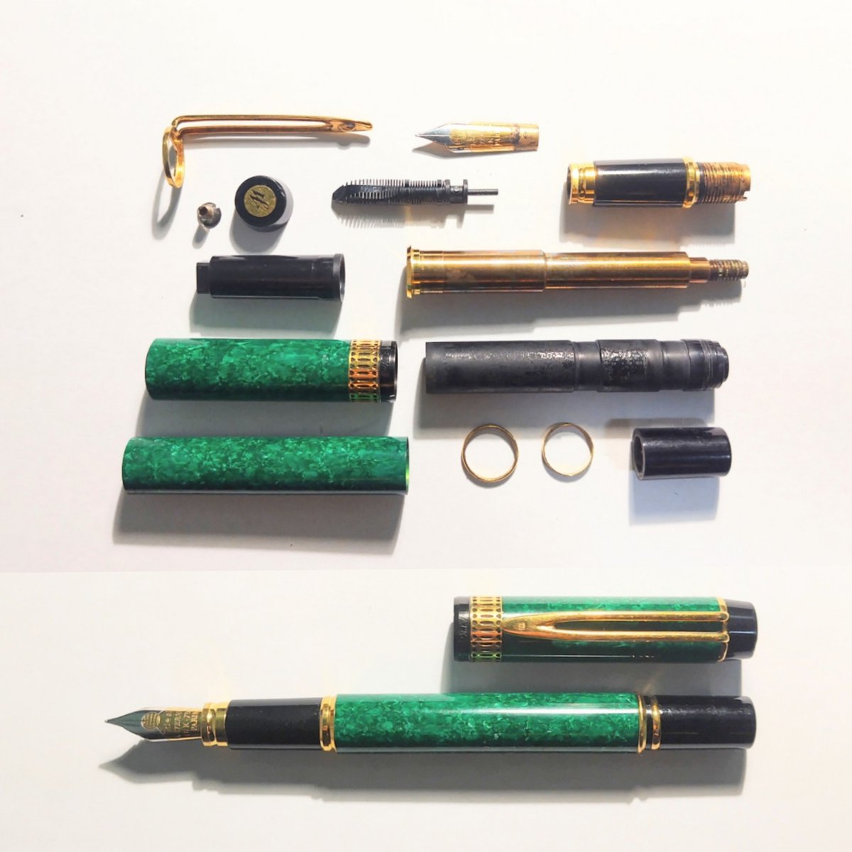 WATERMAN ボールペン ルマン 100 パトリシアン グリーンラッカー '90s