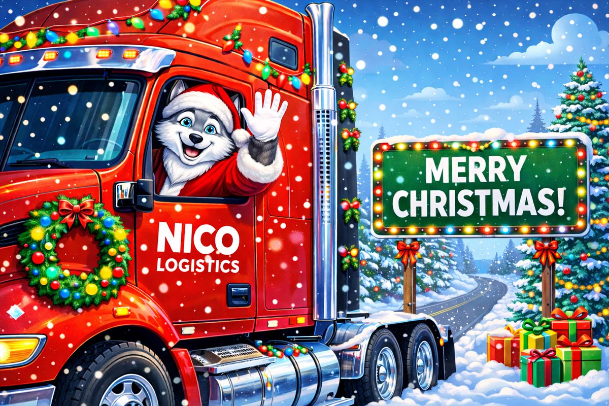 nicologistics's tweet photo. Wishing everyone a Merry Christmas! https://t.co/0YmXAZQmj8