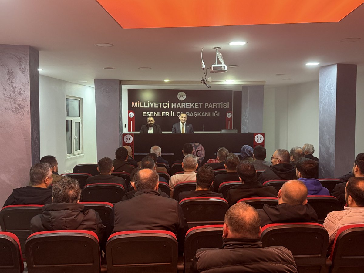 📍 Yönetim Kurulu Toplantısı

MHP Esenler İlçe Başkanlığı olarak; 23/12/2025 tarihli yönetim kurulu toplantımızı gerçekleştirdik.

Alınan kararların, hayırlı olmasını temenni ediyoruz

<a href="/_MHPistanbul_/">MHP İstanbul</a> 
<a href="/sertel_selim/">Sertel Selim</a> 
<a href="/YasarKaba17/">Yasar Kaba</a> 
<a href="/AhmetBilgic1453/">Ahmet Bilgiç</a>