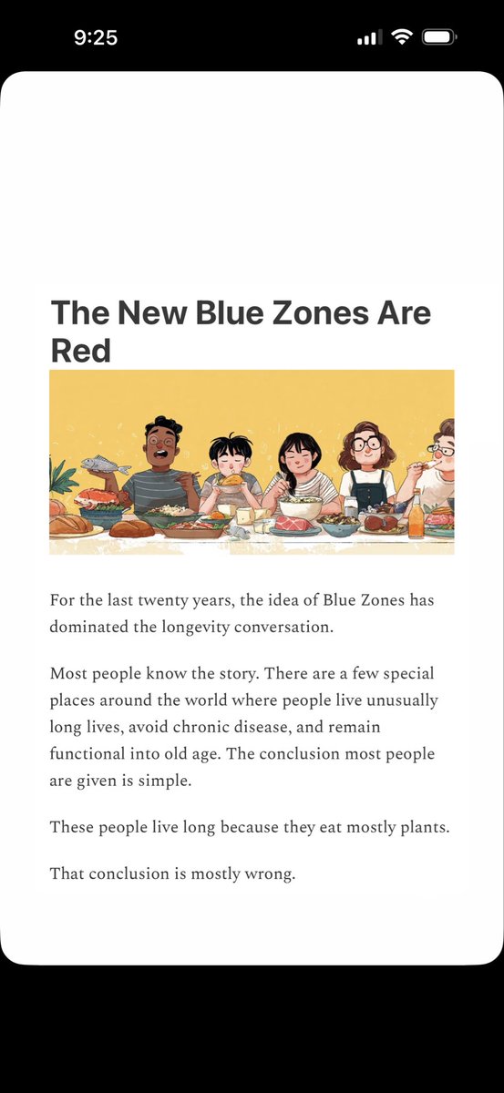 Who knows about the Blue Zones scam?

A lot of it is true actually 

But it’s wrong and deceitful when it comes to the most important part

Find out where the real longevity sides are

👇
